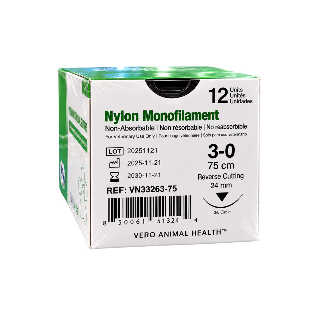 Nylon Monofilament suture box, Vero Animal Health
